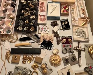 earrings, and hundreds of pieces of costume jewelry