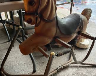 vintage rocking horse