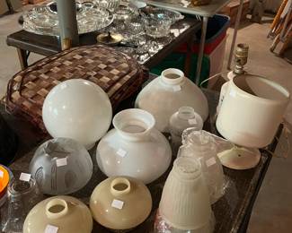 old lamp shades