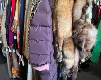 stylish furs and other outerwear