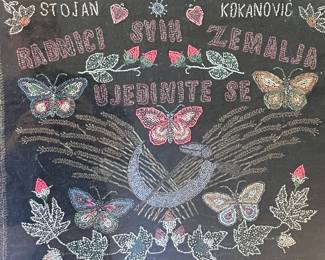 beaded historical memorabilia