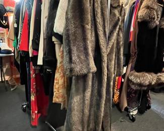 distinctive furs and stylish clothing