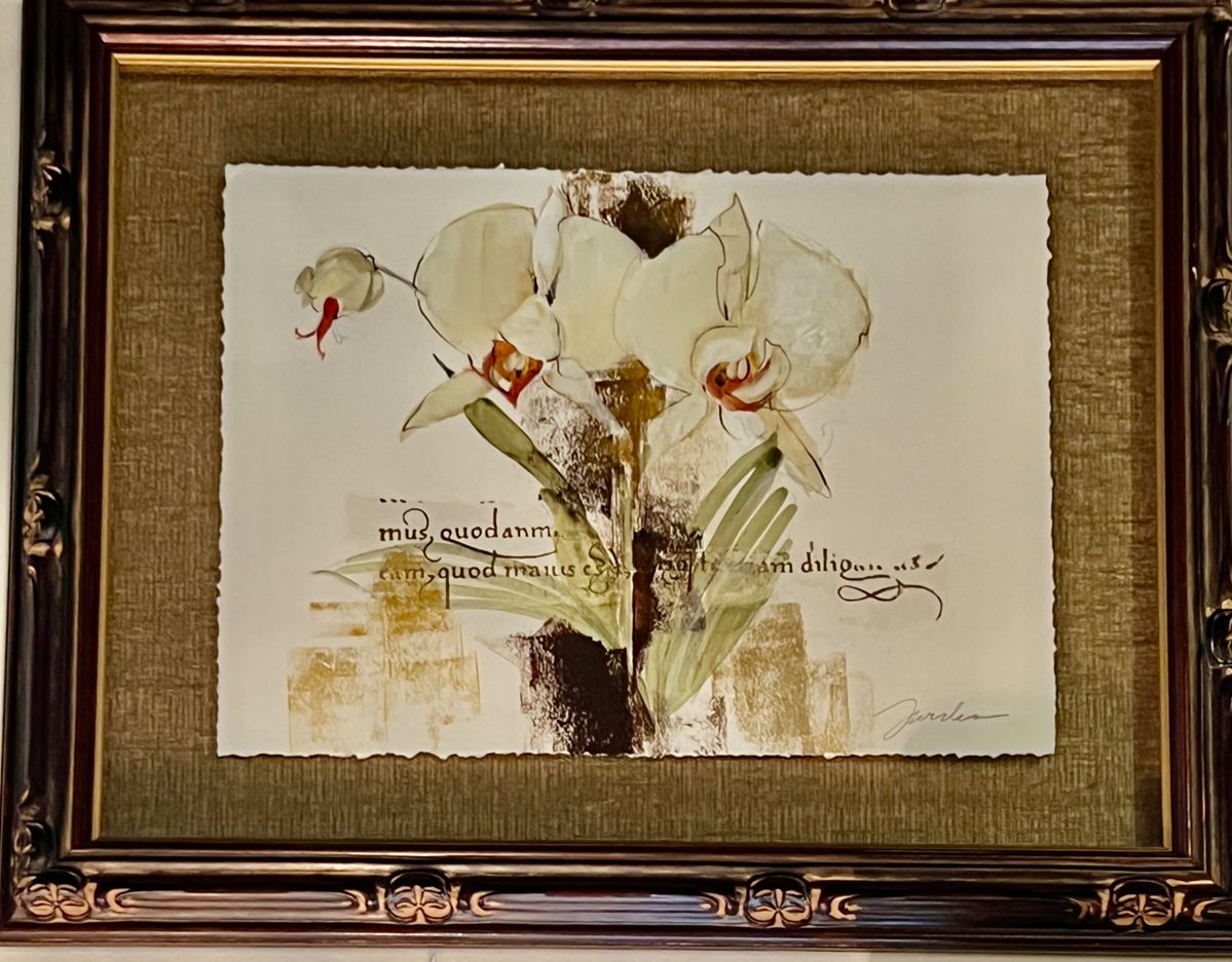 Le Jardin Original Artwork, one of two