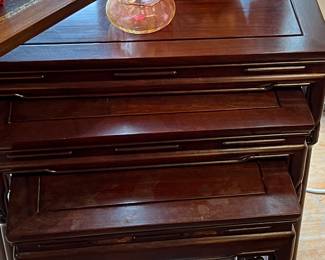 Chinese Chippendale Nesting Tables