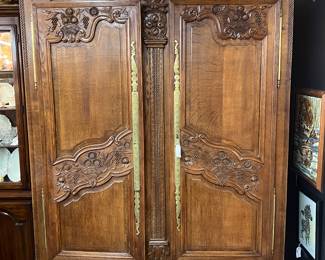 Antique French Wedding Armoire