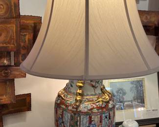 Famille Rose Vessel Lamp