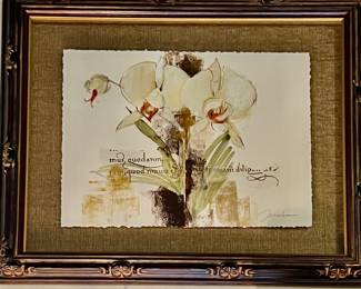 Le Jardin Original Artwork, one of two
