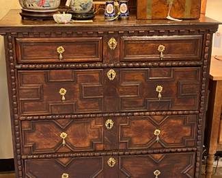Jacobean Style 8 Drawer Chest