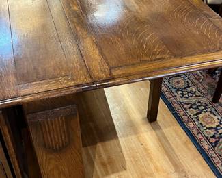 Arts and Crafts Period Drop Leaf Table