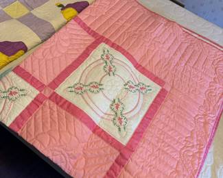 Handmade vintage quilts