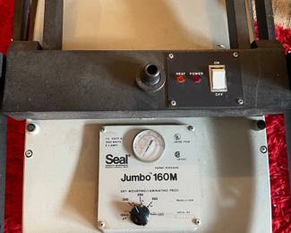 Seal Jumbo 160m dry mounting/laminating press