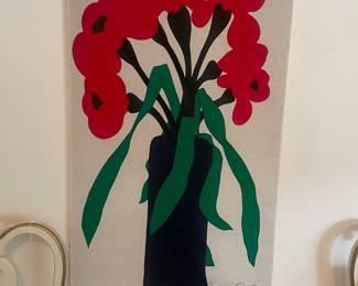 Howard Smith distemper on canvas 1978