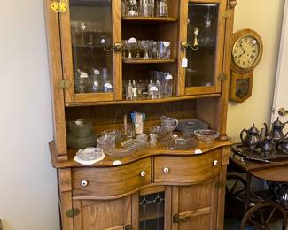 Oak hutch