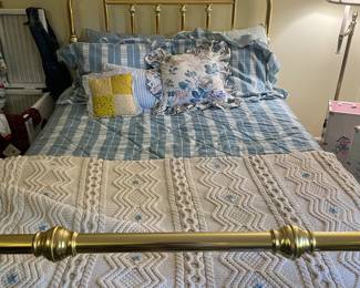 Brass bed frame