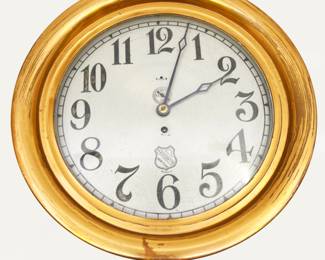 ANTIQUE STATION CLOCK