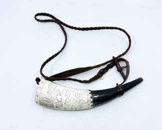REPLICA POWDER HORN