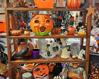 Large selection of Fall and Halloween from 3 different estates and families. Much modern and vintage Halloween