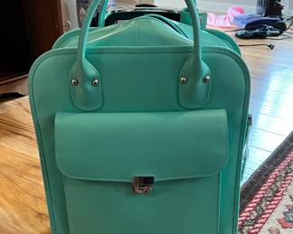 McKlein rolling cart mint green
