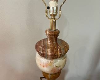 Onyx table lamp