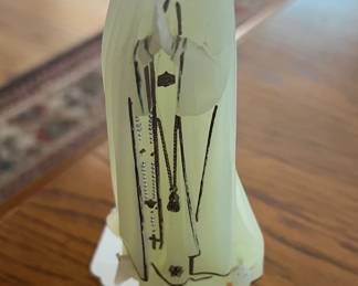 It glows under black light