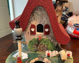 Wooden birdhouse by Fred Von Tabel