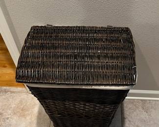 wicker laundry hamper