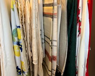 vintage tablecloths