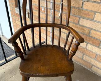 Childs Oak Windsor Chair