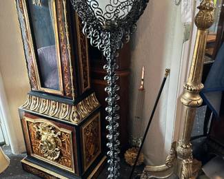 Vintage Iron Work Floor Lamp