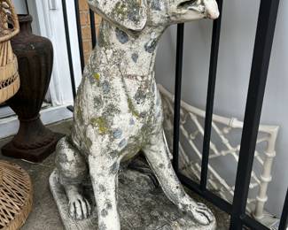 Cast Concrete Pup