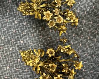 Bronze Lily Wall Sconces