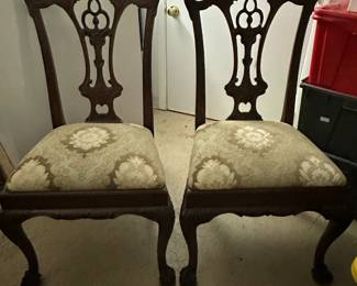 Pair of Chippendale Side Chairs
