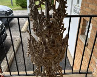 Hand Carved Silver Gilt Fragment