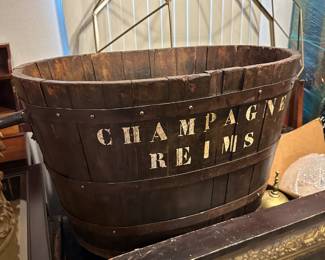 Large Wooden Champagne Cellarette