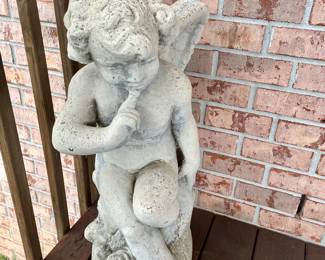 Concrete Angel Statue 