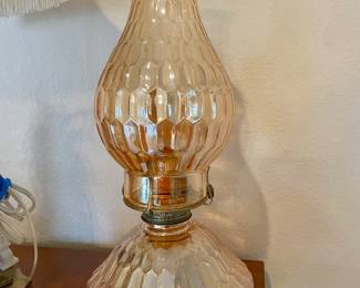 Carnival Glass Lantern 