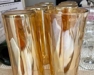 Carnival Glass Glasses