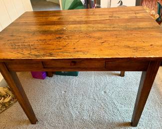 Unique High Top Table with Drawer