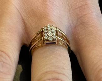 14K Yellow Gold "Flip" Ring