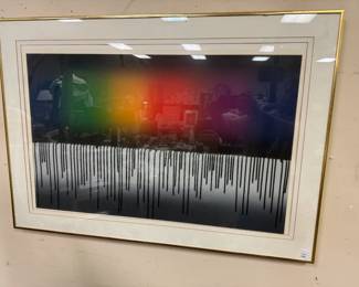 Large Mark Rowland Serigraph