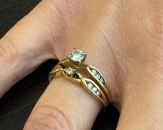 .5 cttw diamond and 14K gold