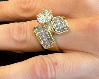 2.54 Carat Mine Cut Center Stone