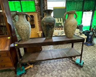 Large Potting Table & Urns