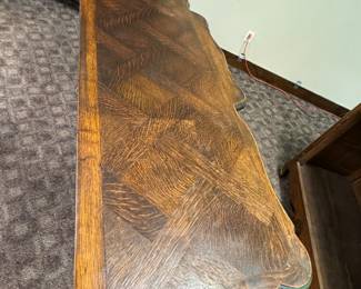 Parquetry Top of Sideboard
