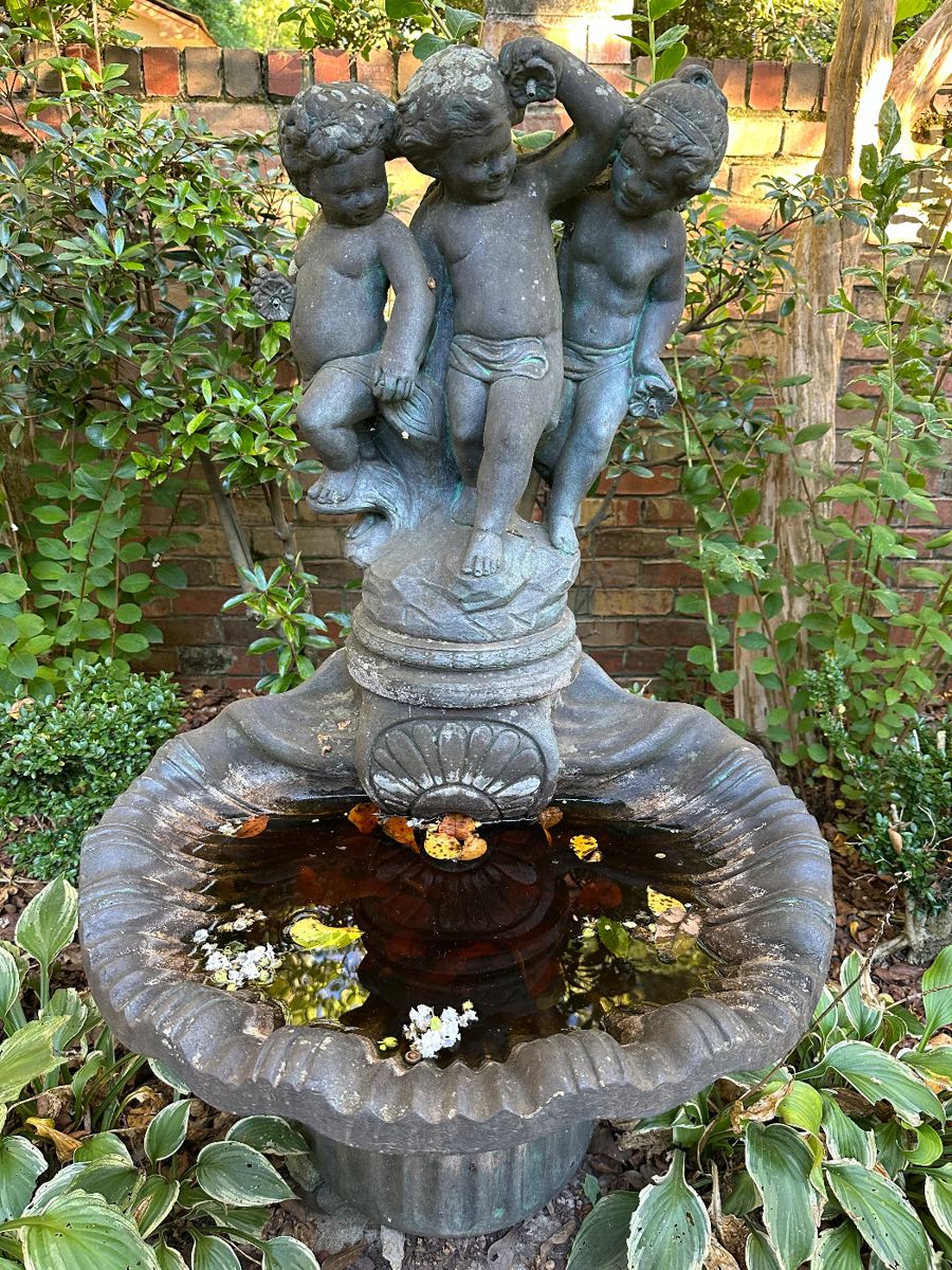 Fiberglass Verdigris Fountain