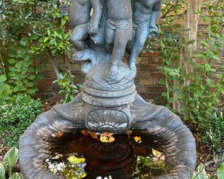 Fiberglass Verdigris Fountain