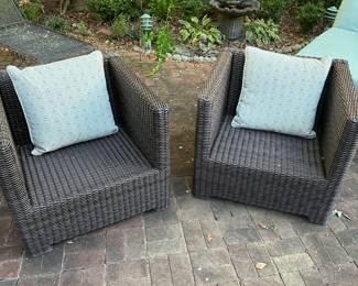 Pottery Barn Outdoor Wicker