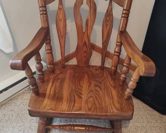 SOLID ROCKING CHAIR $40.00