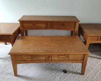 BRAND NEW AMISH MADE ENDTABLES $300.00