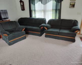 3 PIECE LIVING ROOM SET $125.00